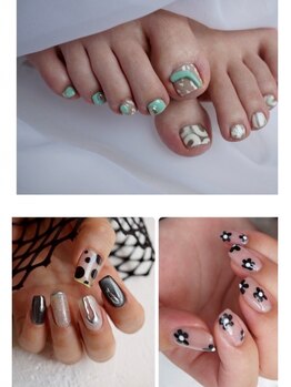 ネイル フライガール(nail FLY GIRL)の写真/《パラジェル認定サロン》技術力に定評あり◇"最旬トレンド×提案デザイン"◎デザイン持ち込みＯＫ♪