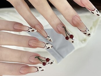ベストネイル 渋谷109前店(Best Nail)/ヒョウ柄フレンチ