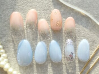 プラスネイル 北千住東口店(PLUS NAIL)の写真/シンプル系オフィスネイルならお任せ下さい!上品なデザインが充実♪ハンド上品ア-ト5489円～[北千住東口店]