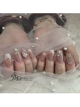 メルネイル(MELL-NAIL)/クロスフレンチ×キルティング