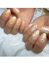 フラワーホロネイル