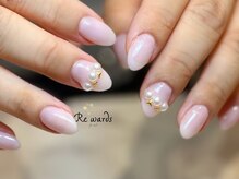 リワーズネイル 千歳船橋店(ReWARDs nail)/パールネイル