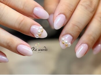リワーズネイル 千歳船橋店(ReWARDs nail)/パールネイル