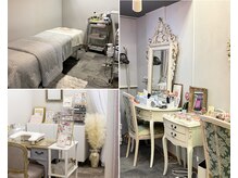 アグレストビューティーラボ(AgrestBeautyLab.)の雰囲気(半個室での施術になります)