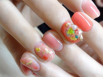 アミュリー ネイル アトリエ(Amury nail atelier)/うる艶チークネイル♪