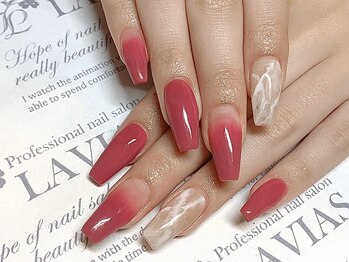 プロフェッショナル ネイルサロン ラヴィアス(LAVIAS)/【スカルプ】お好きなアート6本