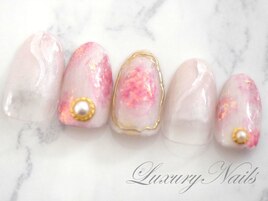 キラキラ◇オーロラタイダイNail