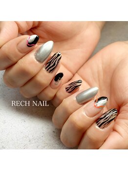レッシュネイル サロンアンドスクール(RECH NAIL salon&school)/zebra★