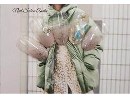 グラデーション×シェル敷き詰め