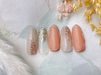 ネイルサロン&スクール ジーナ(GINA)/リーフネイル