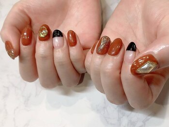 アンジュネイル(Angenail)/ニュアンス秋色カラー