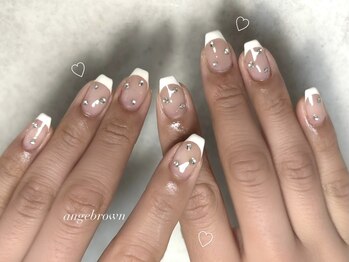 白フレンチネイル【044】