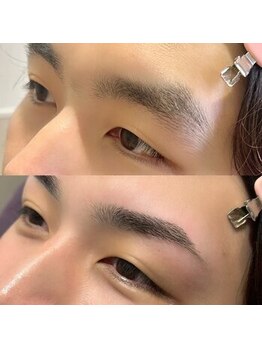 バルブ(BaREB)の写真/≪左右差・ボサボサ眉毛→似合う眉毛に仕上げます!!≫コンプレックスも解消♪丁寧なカウンセリング/半個室