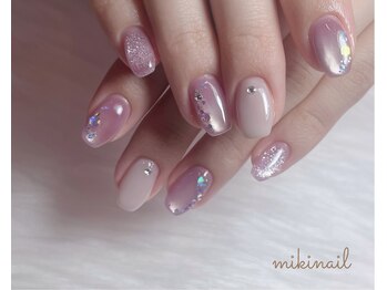 ミキネイル(Miki nail*)/定額designシンプルコース