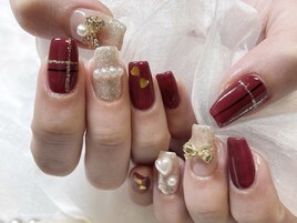 クリスマスネイル