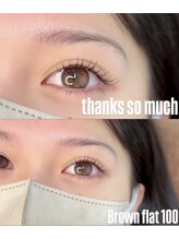 ブレスヘアー アイラッシュ(Breath hair eyelash)/ブラウン フラットラッシュ