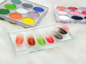 ルキア(Lukia)/水彩パレットネイル 全27色