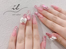 ラメグラデーション×埋め尽くし