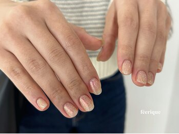 フェリークネイル(feerique nail)/冬ネイル/マグネット/圓山