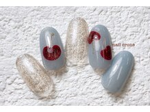 ネイルクローネ(nail crone)/キュートチェリーネイル