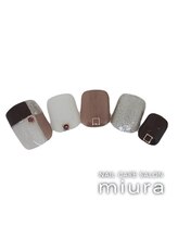 ネイルケアサロン ミウラ 井の頭通り店(miura)/秋フットジェル定額ア-ト10230円