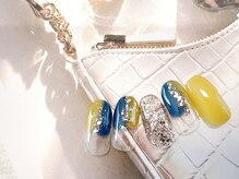 フルールソンネイル(fleur son nail)/9月定額シンプルアート