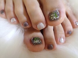 押し花 シアー 大人 シンプル