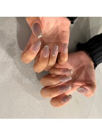 シンプルニュアンスネイル☆