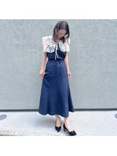 ウル 恵比寿渋谷店(ULU)/イエベが可愛くネイビーを着る