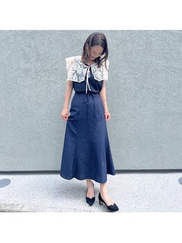 ウル 恵比寿渋谷店(ULU)/イエベが可愛くネイビーを着る