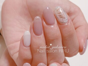 リル(RIRU)/メタリックフラワー