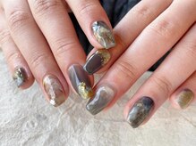 アイネイルズ 梅田店(I nails)/塗りかけインクしずく¥10700