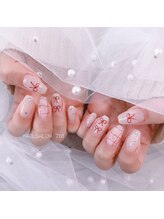 ナナイチゼロ(710)/手描きリボンネイル