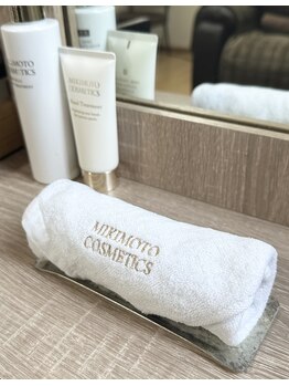 パールフェイスエステ ルペルル(PEARL FACE ESTHE la perle)/施術後にはホットタオルをご用意