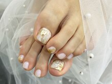 メアリー 西大寺(mary nail&eyelash)/ニュアンスフットネイル