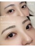 ダメージレスまつげパーマ(4種の美容液＋アイパック＋TR付)＋眉WAX￥9960