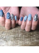 爪屋べっぴん堂/水色ニュアンス