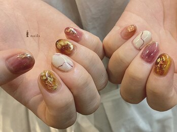 アイネイルズ 渋谷店(I nails)/カシスニュアンス￥9480