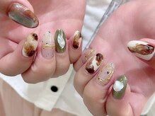 エムスラッシュアヴェダ 自由が丘(M.SLASH AVEDA)/カフェラテネイル