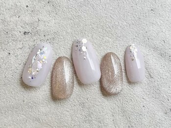 リーチェ ビューティアンドネイルサロン 大名店(Beauty&Nail Salon)/マグネットキラキラネイル