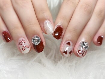 シベル(Ci belle)/ハートネイル/リボンネイル