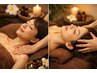 首肩アロマ＋ヘッド４０分/快眠アロマオイルプレゼント