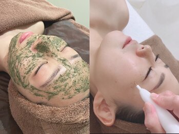 ルタンリッシュ ハナレ(Lutan Riche 花麗)の写真/シミ・くすみ・シワに｜ハーブピーリング×シミケアで肌の土台から整える★¥12000