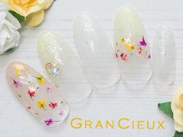 押し花＊フラワーネイル／7500円