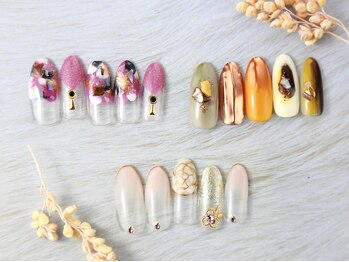 ヴィーナネイル 呉店(VinaNail)/10月定額アート★シンプルコース