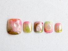 ルフトエーデ(LUFT Ode)/【Foot Art 10】Pink×Green