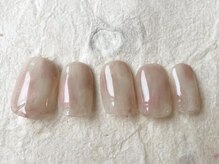 アイネイルズ 梅田店(I nails)/春ニュアンスラメ¥7200