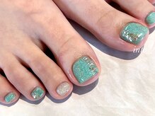 ネイルサロン イントゥ(into_)/フット　マグネット　ユニコーン