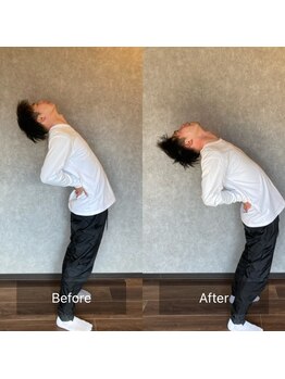 サロン ド ルコ(Salon de RUCO)/腰の可動域が広がった