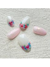 ラヴィネイル(La Vie Nail)/フラワーネイル/春ネイル